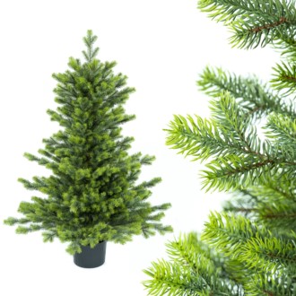 Choinka sztuczna Świerk Natura w donicy 110 cm