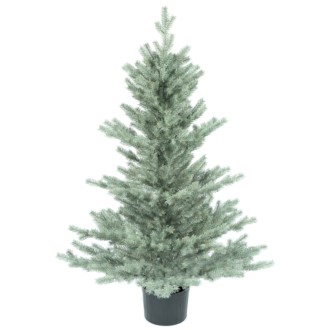 Choinka sztuczna Świerk Srebrny w donicy 110 cm