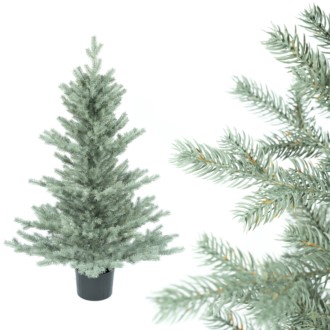 Choinka sztuczna Świerk Srebrny w donicy 110 cm